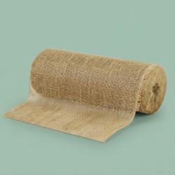 Jute bruiloft tafelloper 30 cm x 25 meter